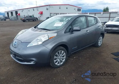 2015 Nissan Leaf S из США, поврежденный, VIN 1N4AZ0CP6FC303266